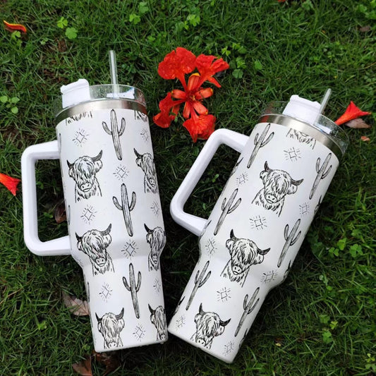 Highland Cow Bottle