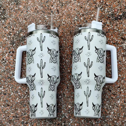 Highland Cow Bottle